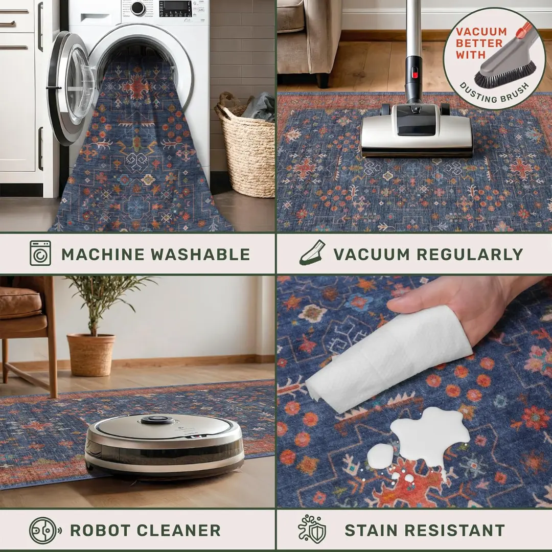 Everyday Resilience: The Low-Pile Mastery of the Hazo Haus Dining Room Area Rug
