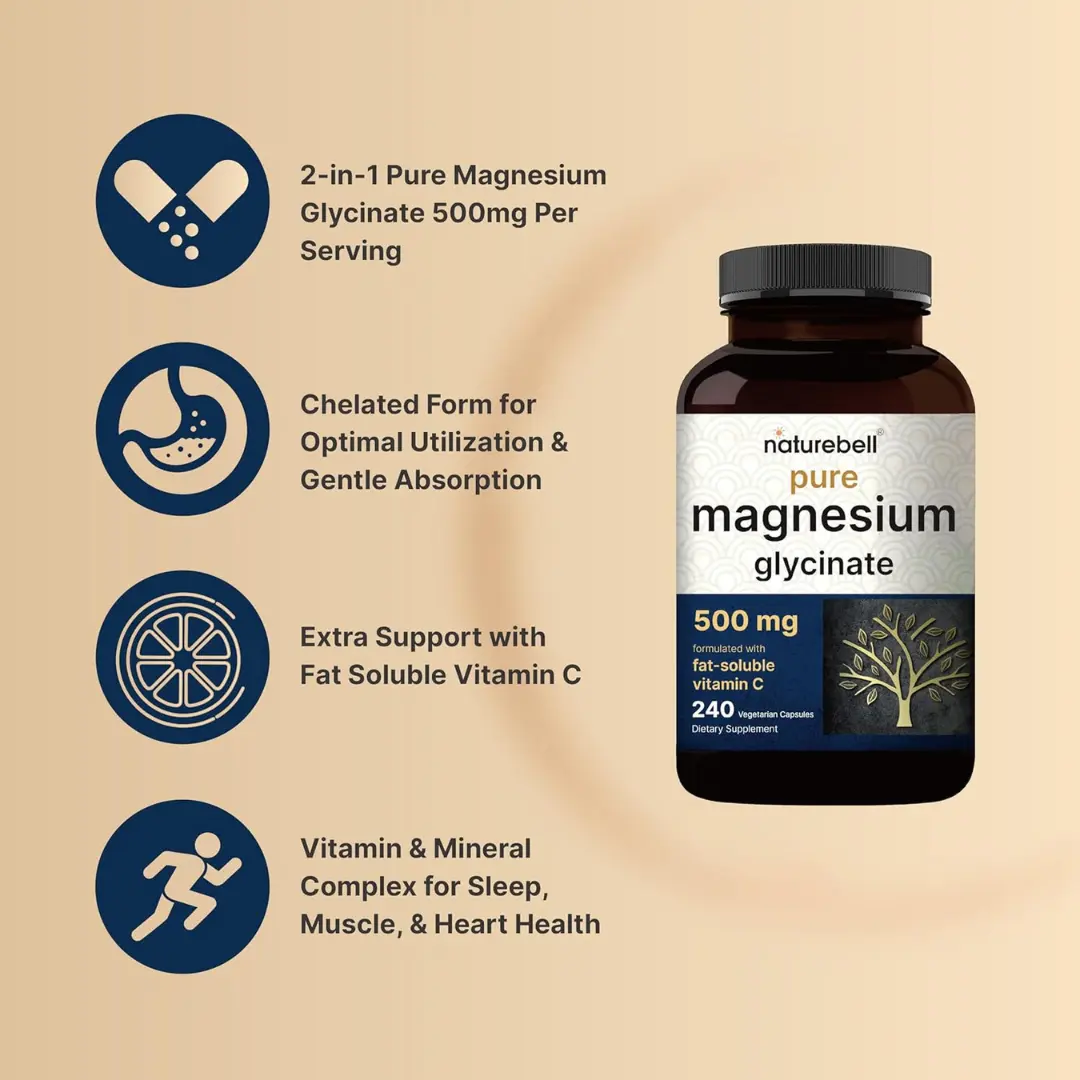 Cellular Equilibrium: The Bioavailable Mastery of NatureBell Pure Magnesium Glycinate