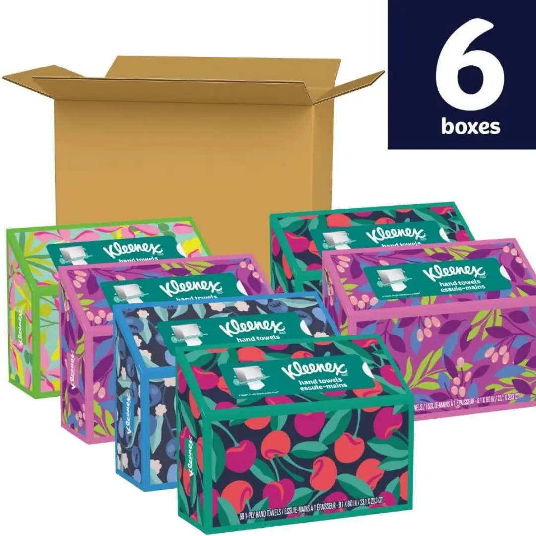 Kleenex towels for multi-surface cleaning
